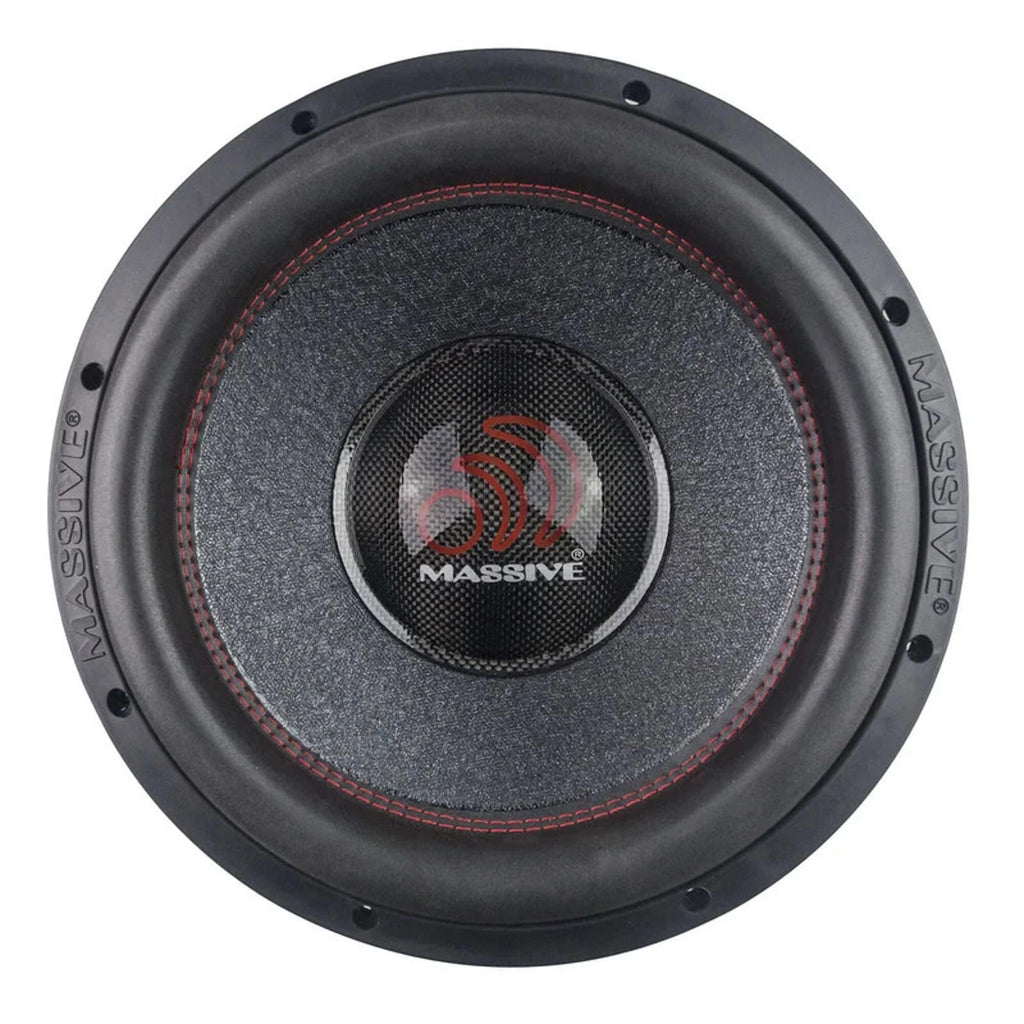 Massive Audio HIPPO H124 3000 Watt 12" Dual 4 Ohm 3" VC MEGA Subwoofer 1500W RMS