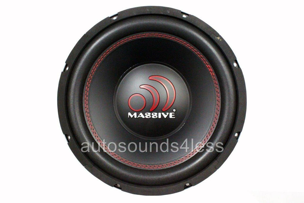 Massive Audio TKO12S4 TKO Series 600 Watts 12" Single 4 Ohm Car Audio Subwoofer