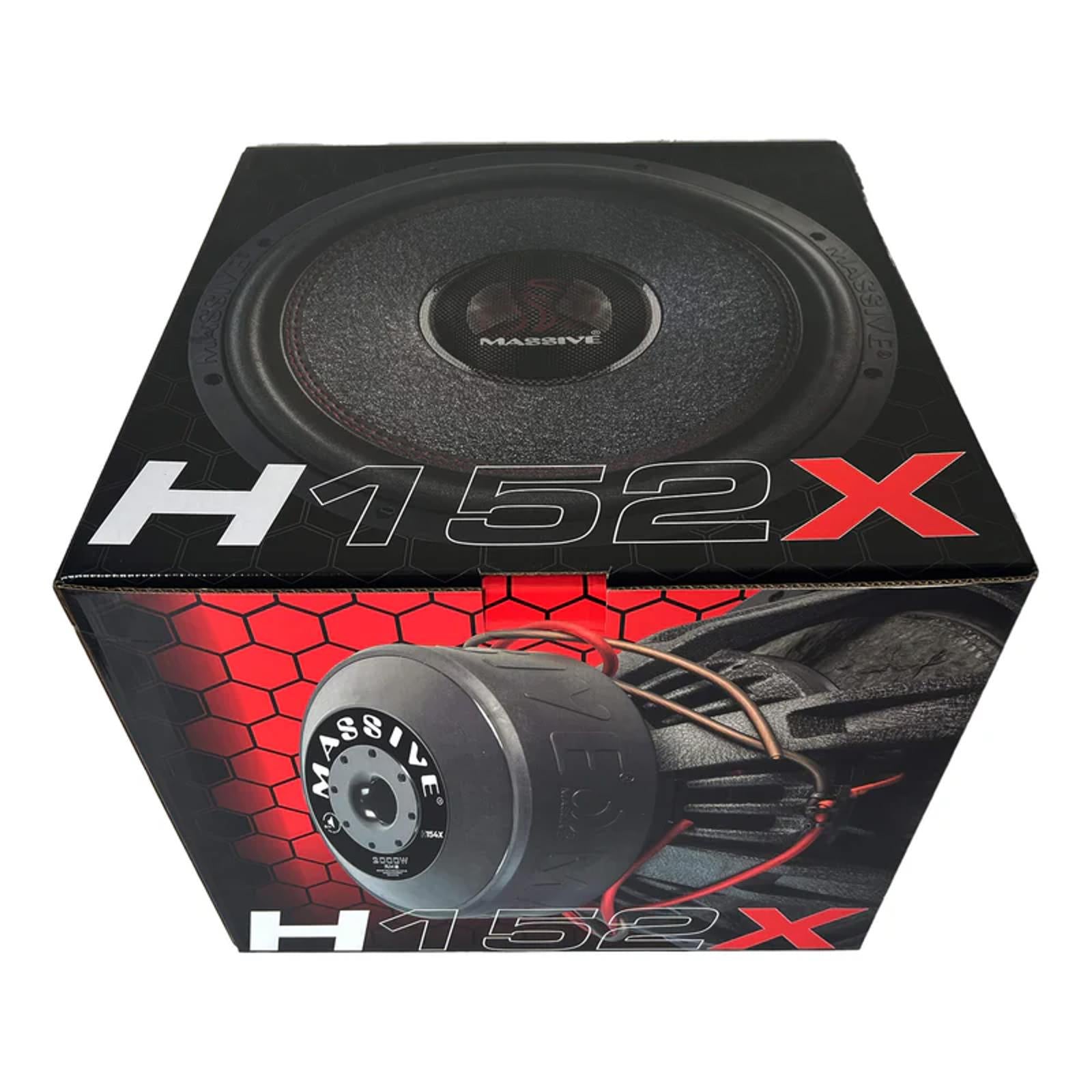 Massive Audio HIPPO XL 152 4000 Watt 15" Dual 2 Ohm DVC Car Audio Subwoofer New