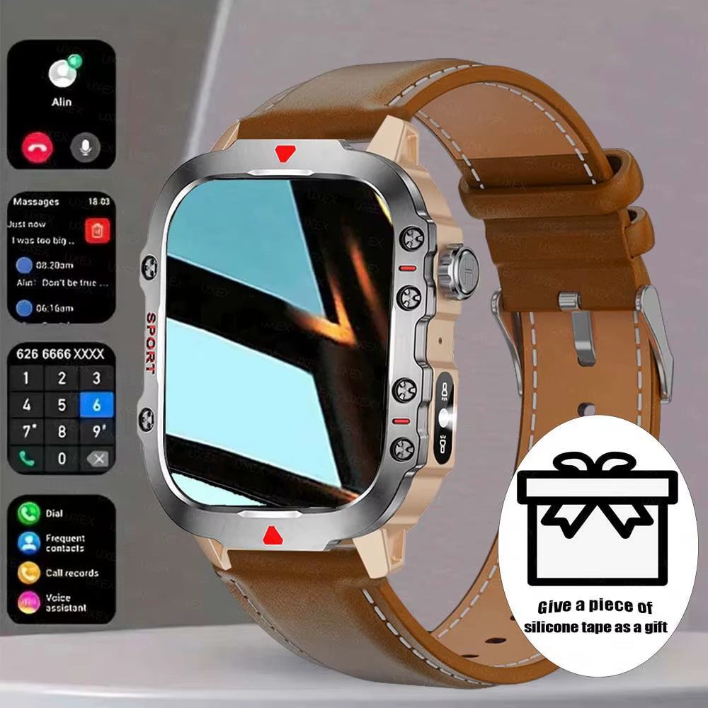 2026 New Smart Watch LED Light Wireless Call Dial Multi Sport Modes Call Message Alerts Custom Wallpaper Compatible Ios Android