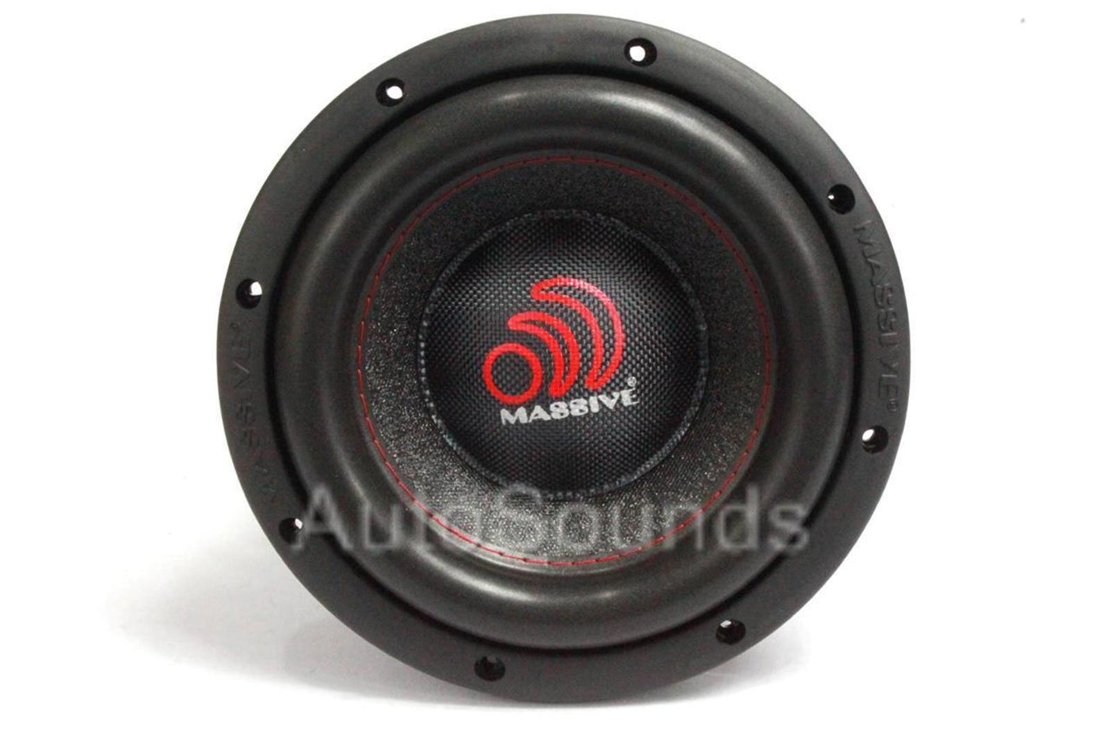 Massive Audio HIPPO XL 64 XL Series 600 Watt 6" Dual 4 Ohm Car Audio Subwoofer