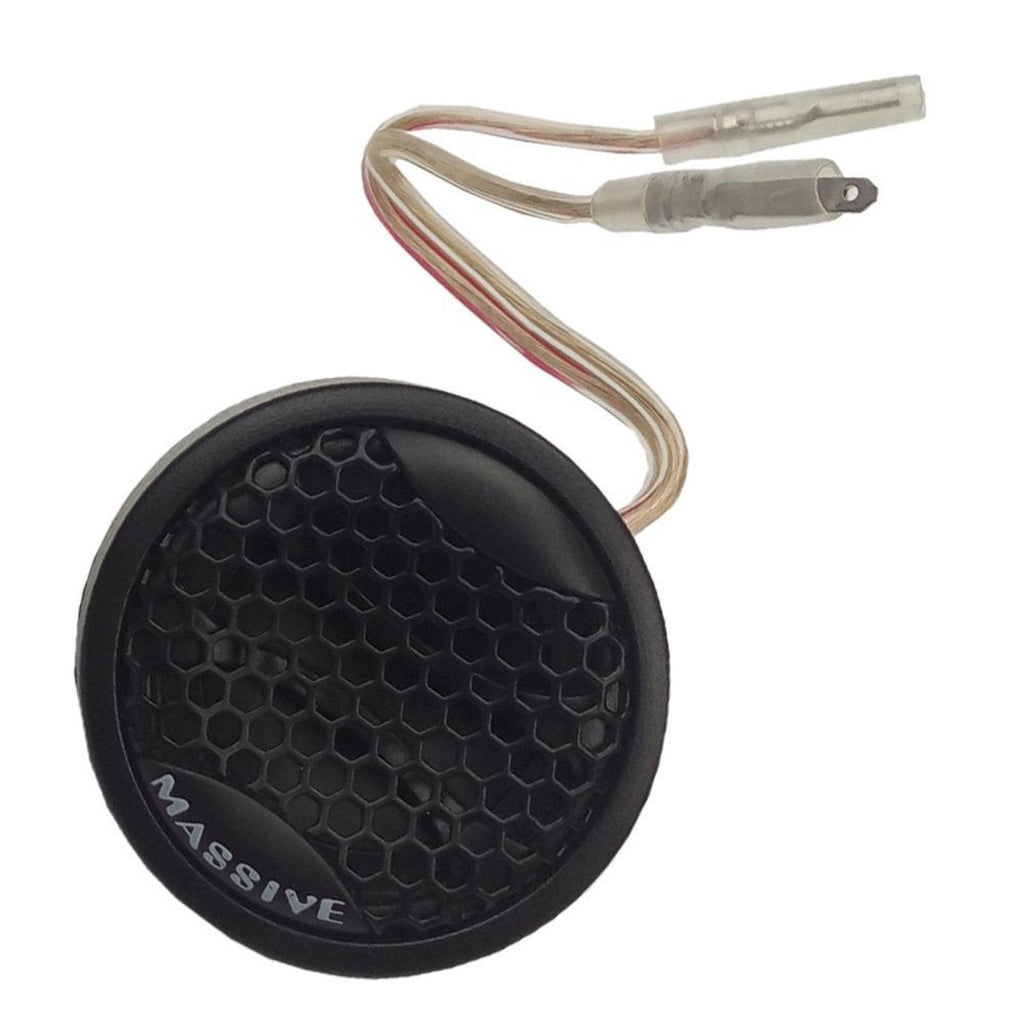 Massive Audio FK6 320 Watt 6.5" Component Speakers With Grilles & Tweeters