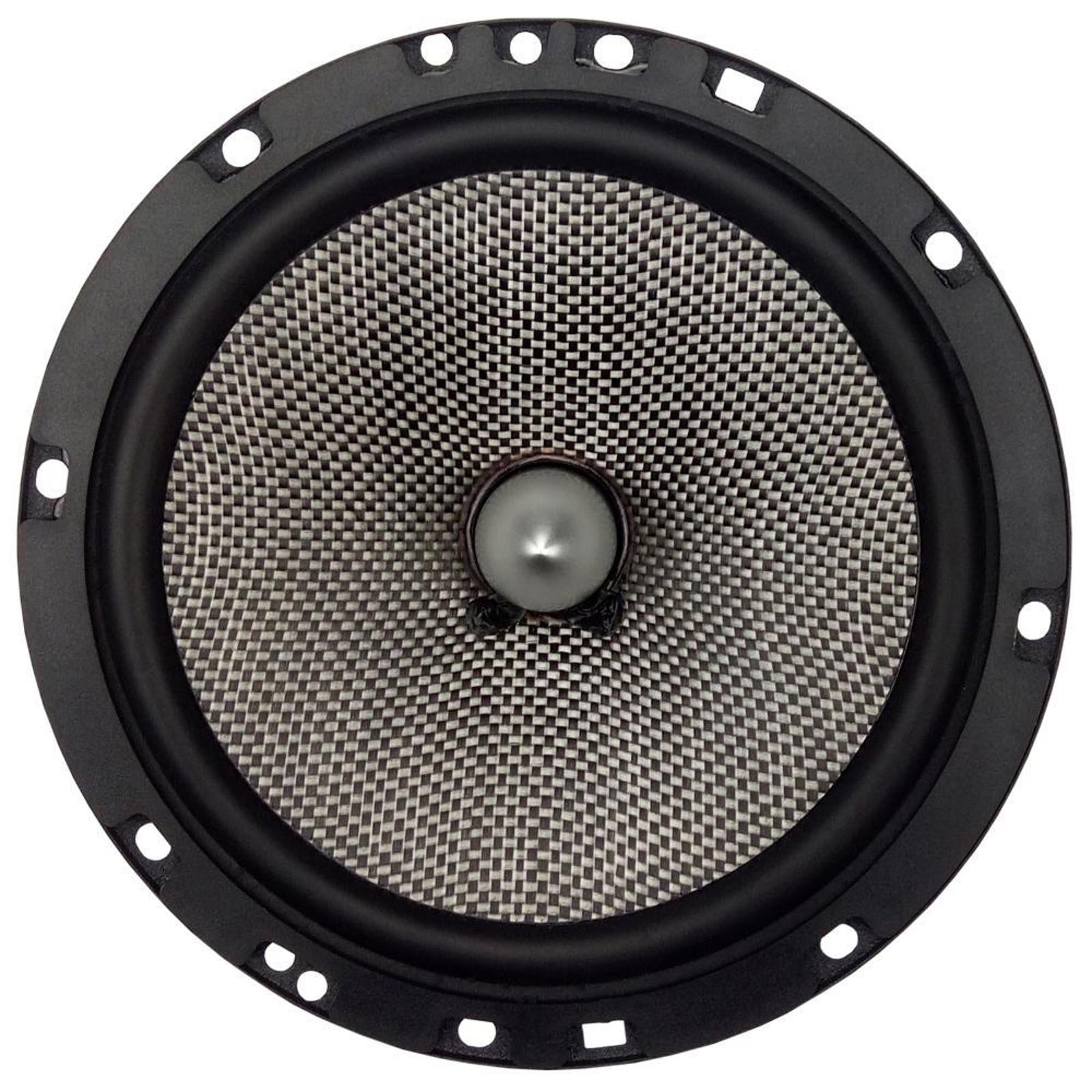 Massive Audio FK6 320 Watt 6.5" Component Speakers With Grilles & Tweeters
