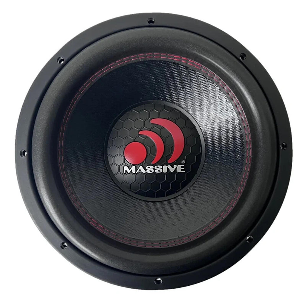 Massive Audio GTX 124H 1600 Watt 12" Dual 4 Ohm Car Audio Subwoofer 2.5" V.C.