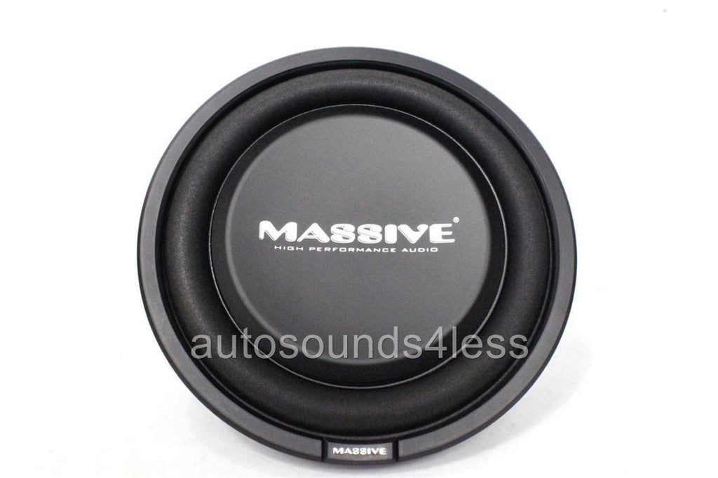 Massive Audio UFO 12 600 Watt 12" Dual 4 Ohm Shallow Mount Car Truck Subwoofer