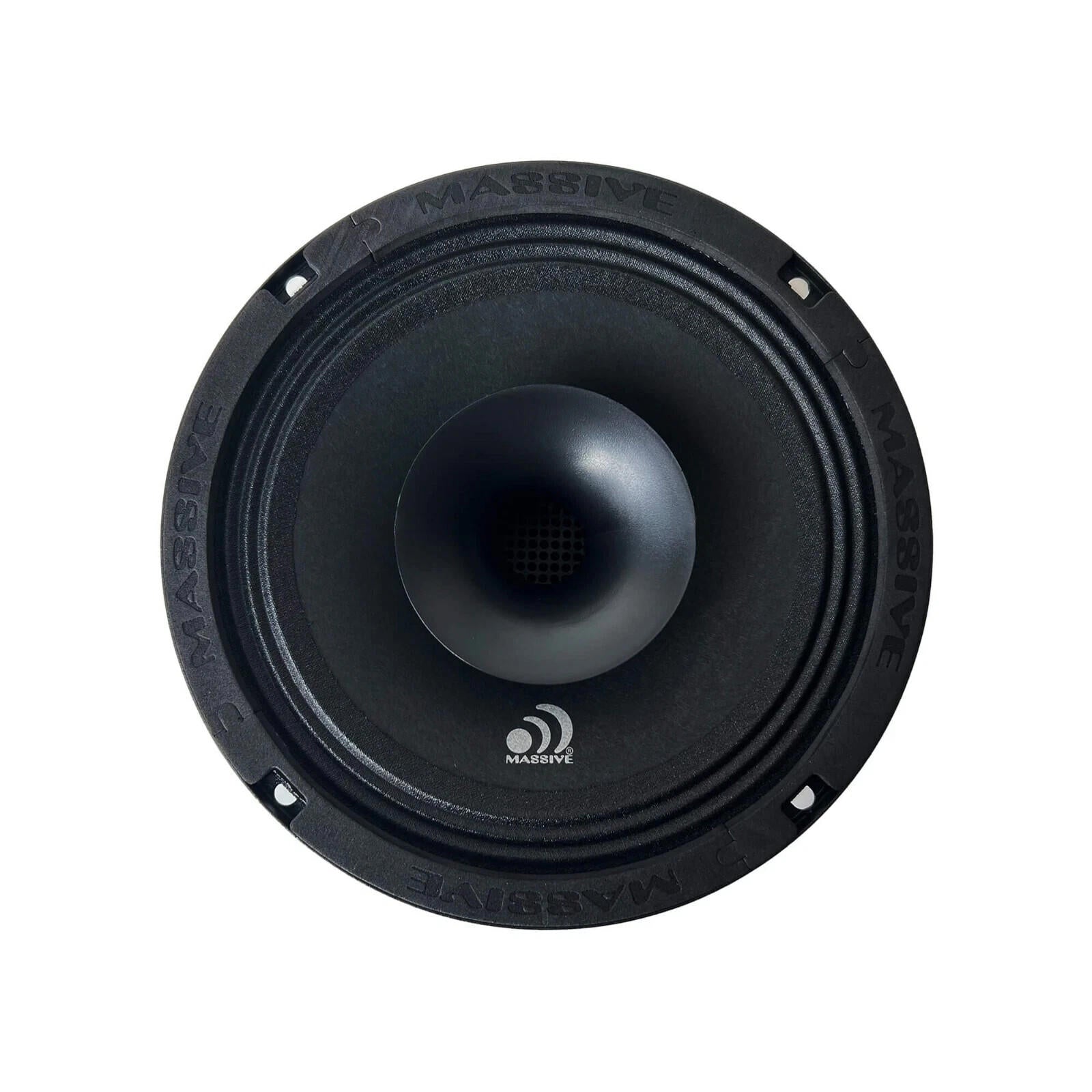 Massive Audio P8Z 8" Mid-Bass Pro Audio 2 Way Speaker Horn Tweeter 140 Watt RMS