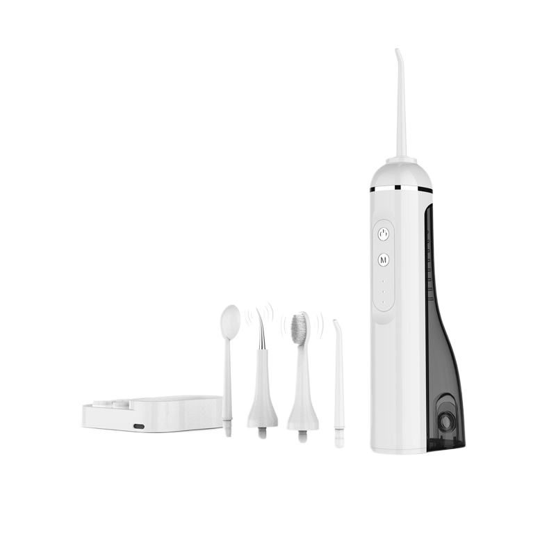 4 in 1 Oral Irrigator Water Floss Sonic Toothbrush Dental Cleaner For Hard Stains & Plaque