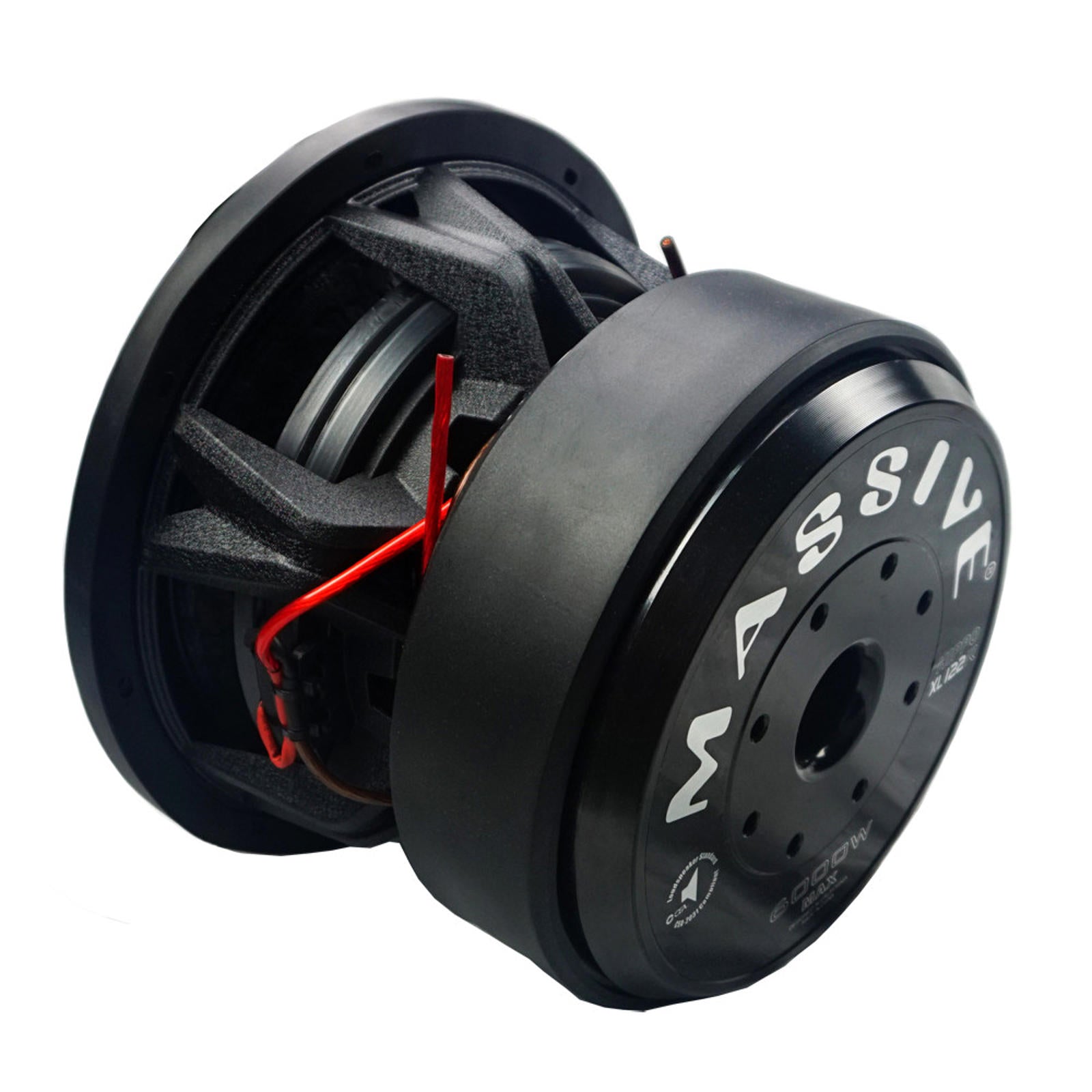 Massive Audio HIPPO XL 152R OB 6000 Watt 15" Dual 2 Ohm Car Audio Subwoofer XLR