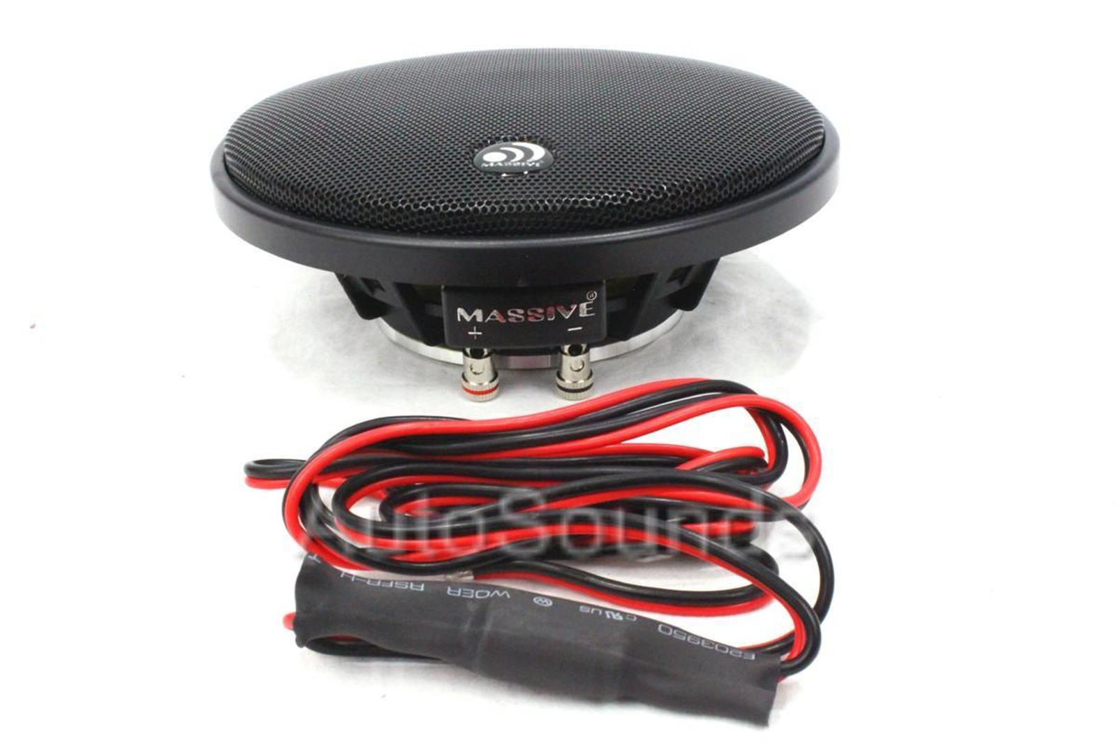 Massive Audio M6S 300 Watt 6.5" 4 Ohm Shallow PRO Mid Bass Driver 6-1/2" Speaker