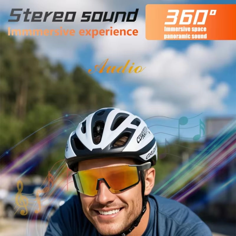 Qy-Pro1 Bluetooth Smart Sport Cycling Glasses AI Intelligent Translation Sunglasses Voice Remote Control Music Eyewear Waterproof Eyeglasses