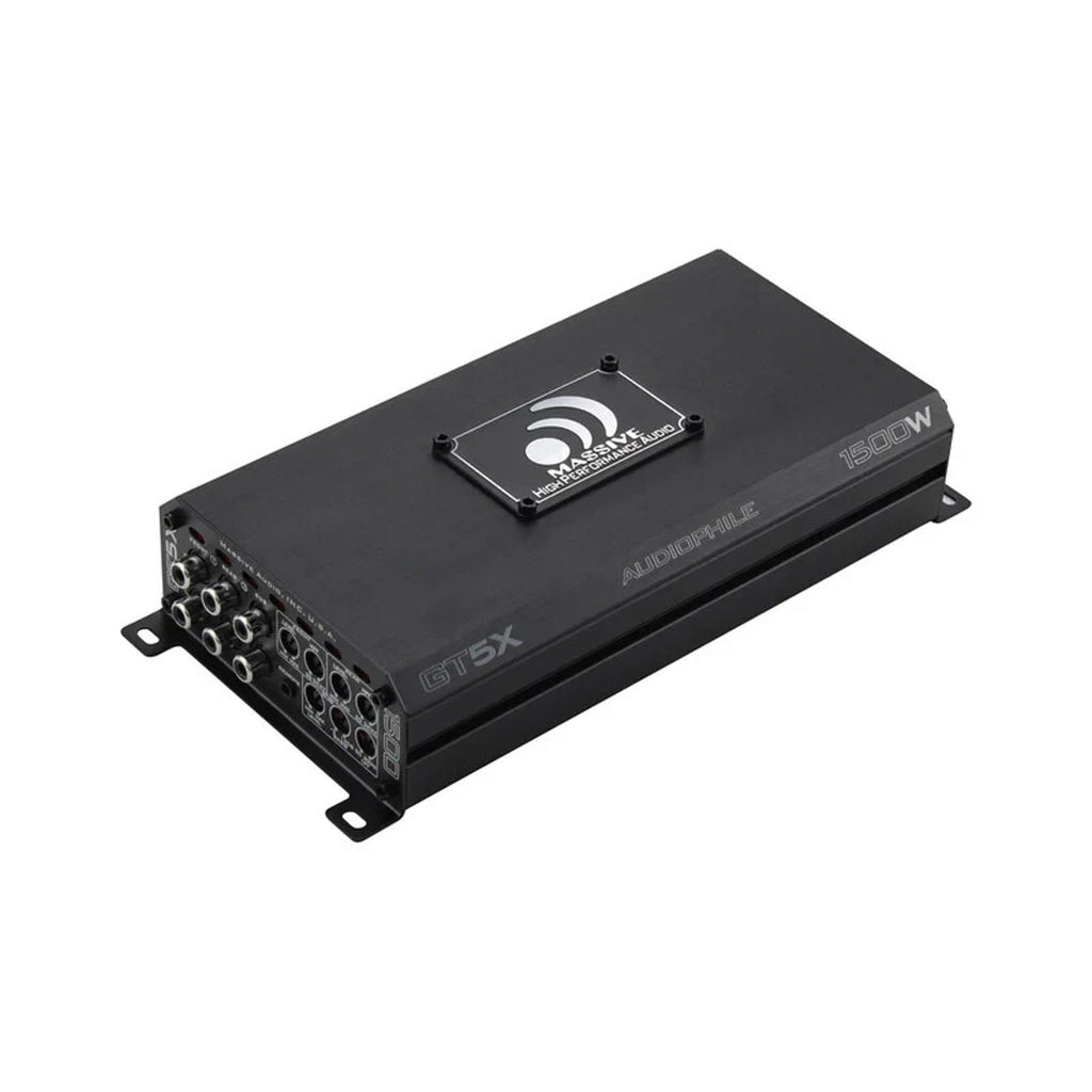 Massive Audio GT5X 5 Channel Class D Amplifier 115 Watts RMS x 4 @ 2 Ohm + 510 W