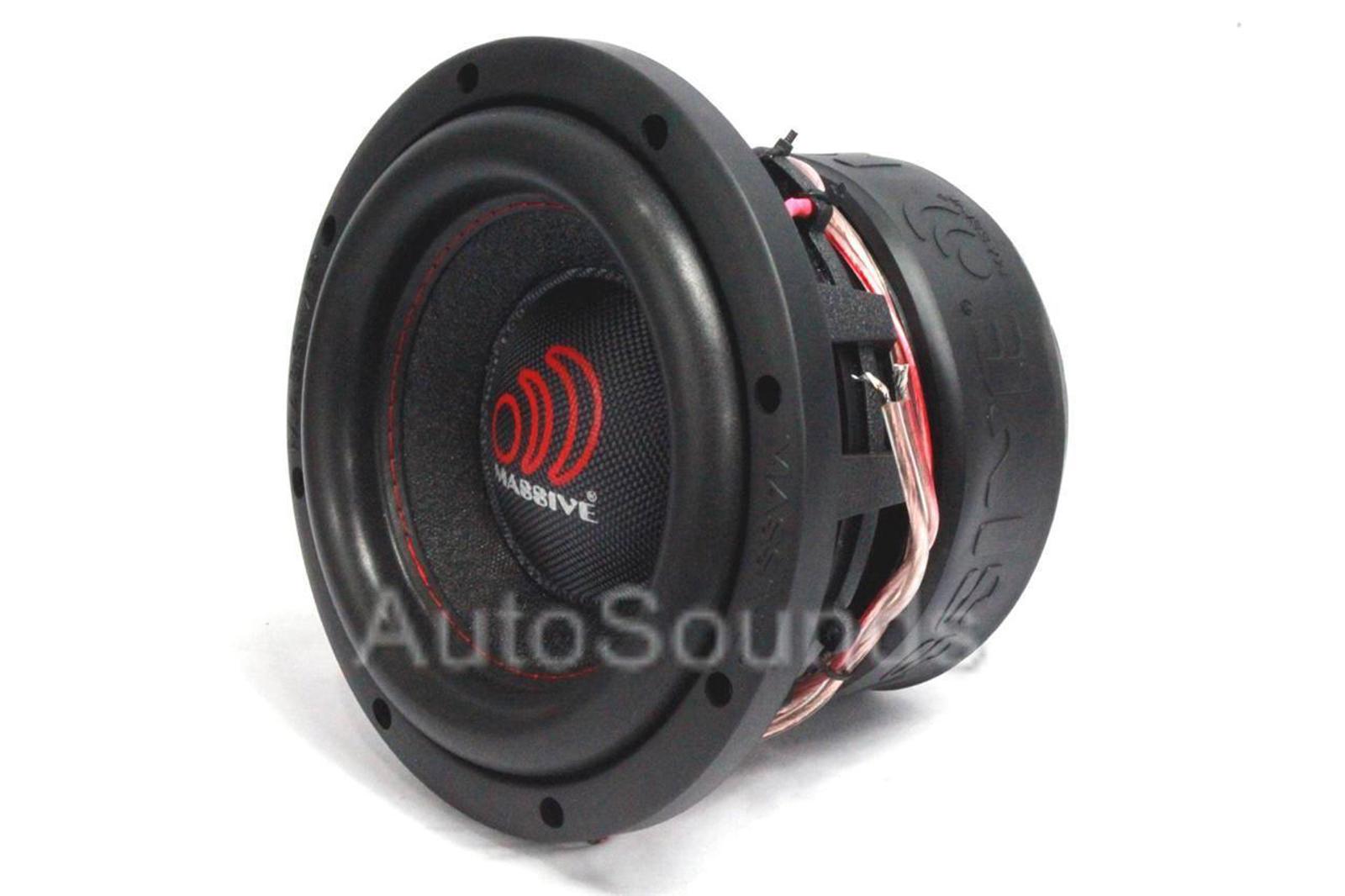 Massive Audio HIPPO XL 64 XL Series 600 Watt 6" Dual 4 Ohm Car Audio Subwoofer