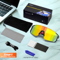 Qy-Pro1 Bluetooth Smart Sport Cycling Glasses AI Intelligent Translation Sunglasses Voice Remote Control Music Eyewear Waterproof Eyeglasses
