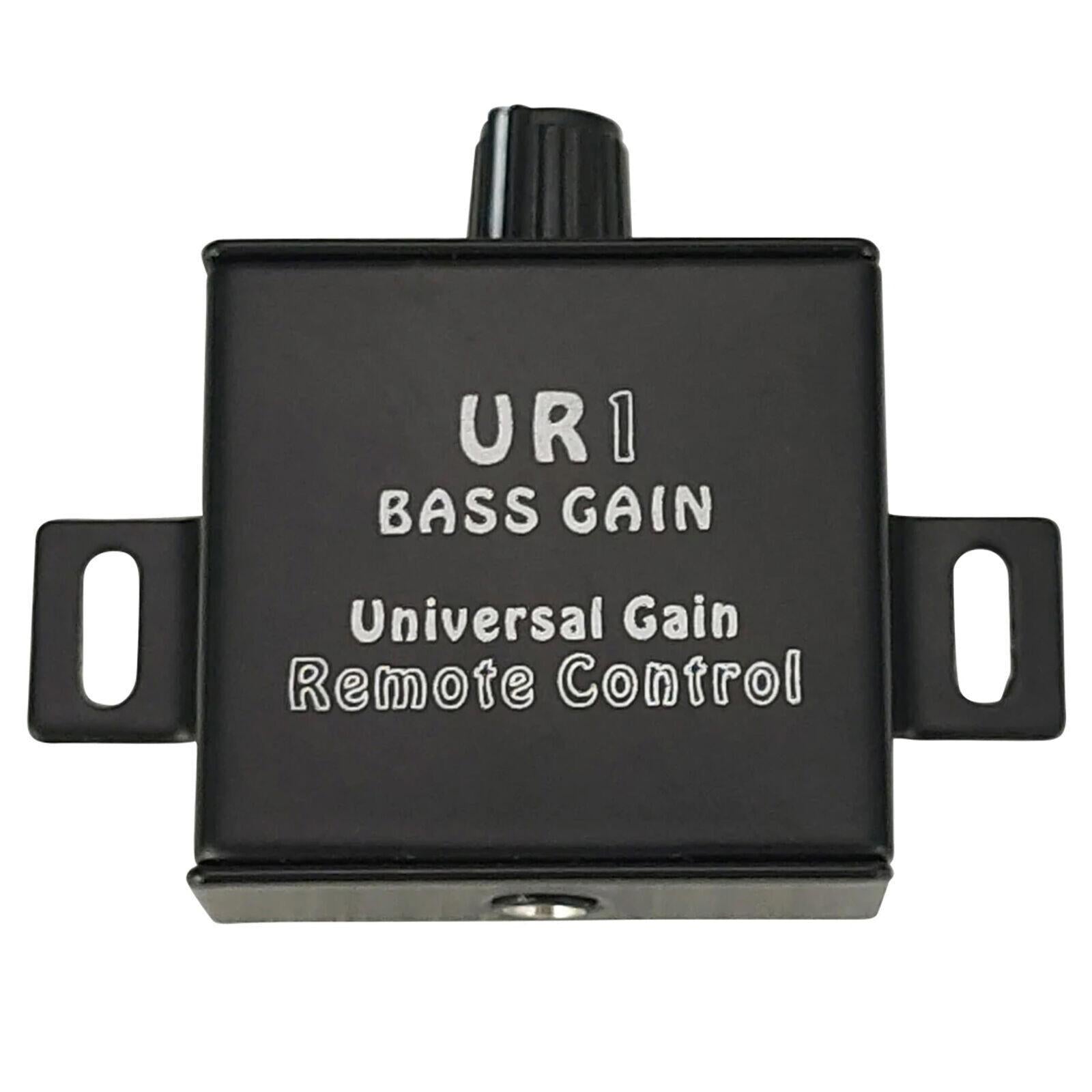 Massive Audio UR1 NANO BLOCK Amplifier Remote Gain Bass Control Knob New