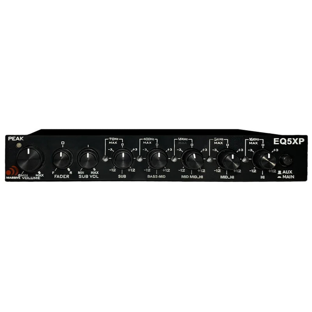 Massive Audio EQ5XP 6-Channel Line Output Converter Equalizer Signal Processor