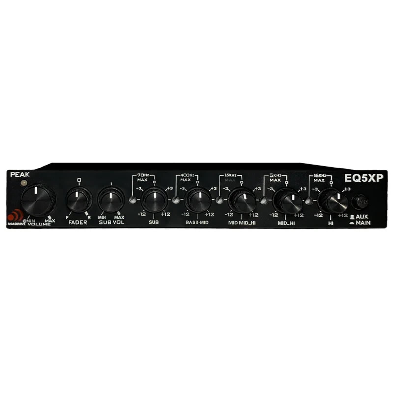 Massive Audio EQ5XP 6-Channel Line Output Converter Equalizer Signal Processor