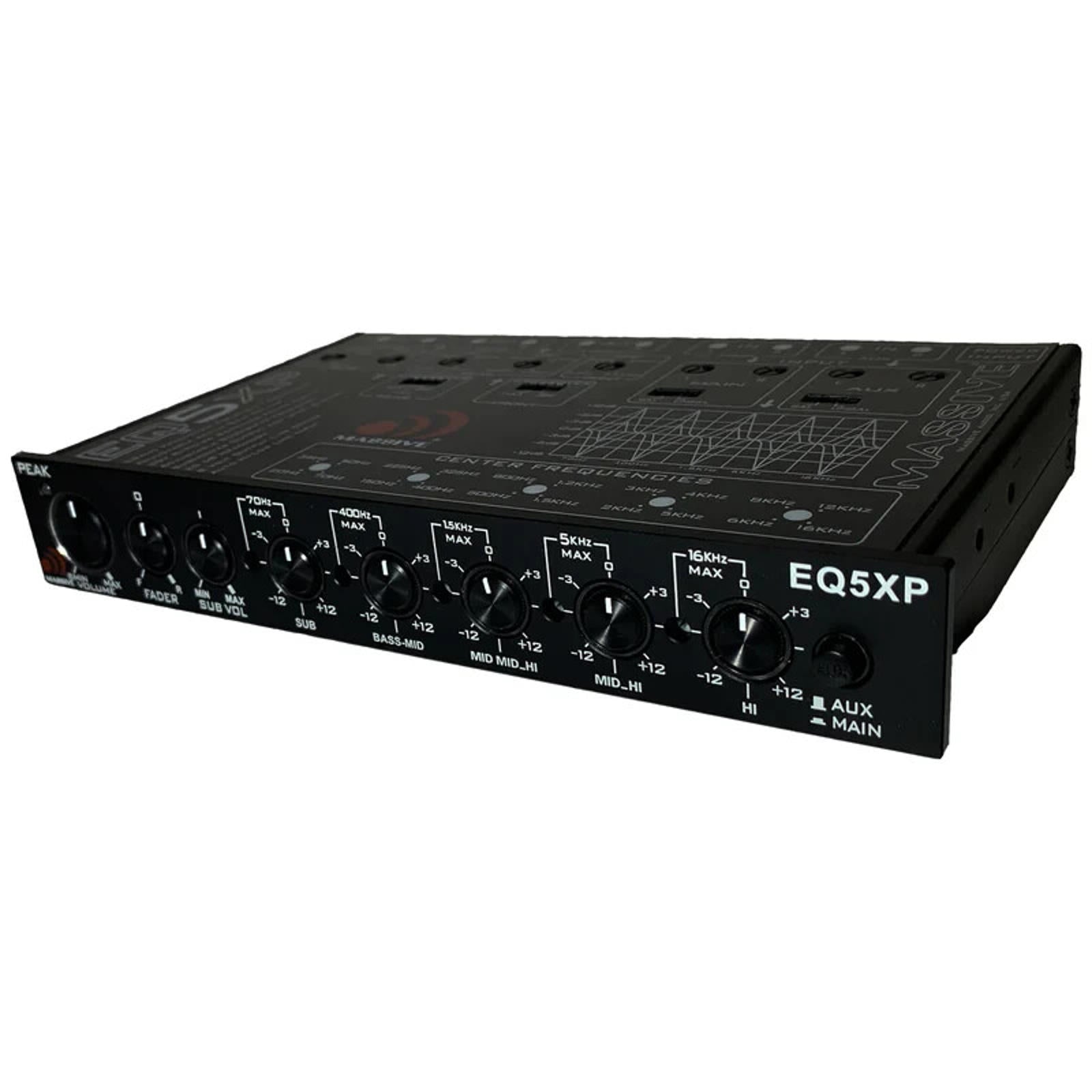 Massive Audio EQ5XP 6-Channel Line Output Converter Equalizer Signal Processor