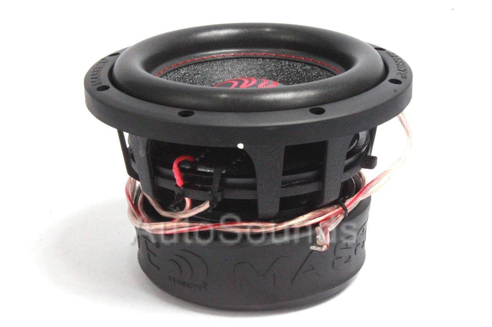 Massive Audio HIPPO XL 64 XL Series 600 Watt 6" Dual 4 Ohm Car Audio Subwoofer