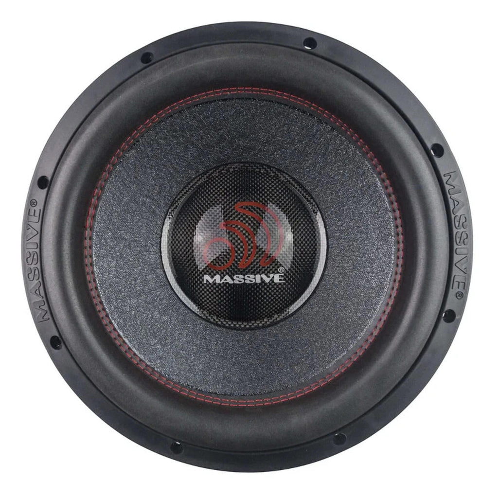 Massive Audio HIPPO H124X 4000 Watt 12" Dual 4 Ohm 3"VC MEGA Subwoofer 2000W RMS