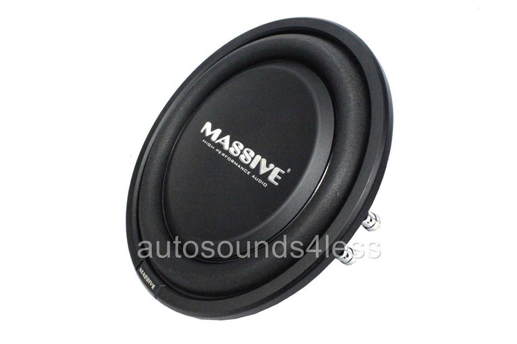 Massive Audio UFO 12 600 Watt 12" Dual 4 Ohm Shallow Mount Car Truck Subwoofer