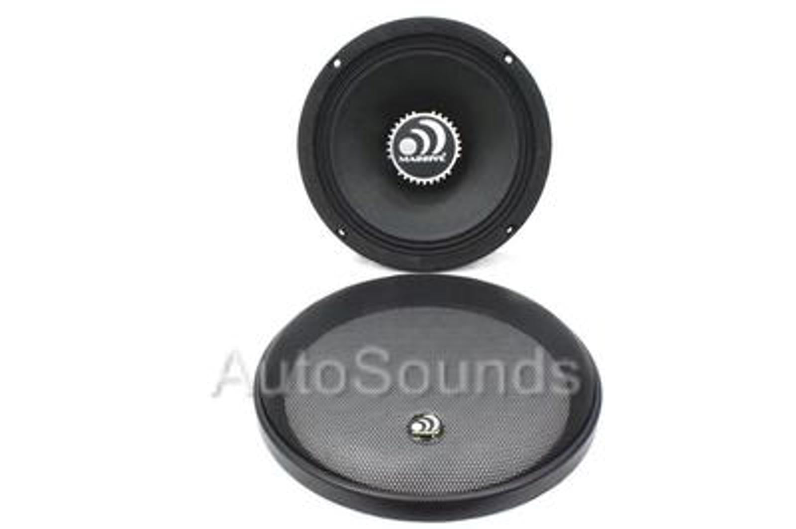Massive Audio M8S 280 Watt 8" 4 Ohm Shallow Mid Bass Driver Speaker Pro Audio
