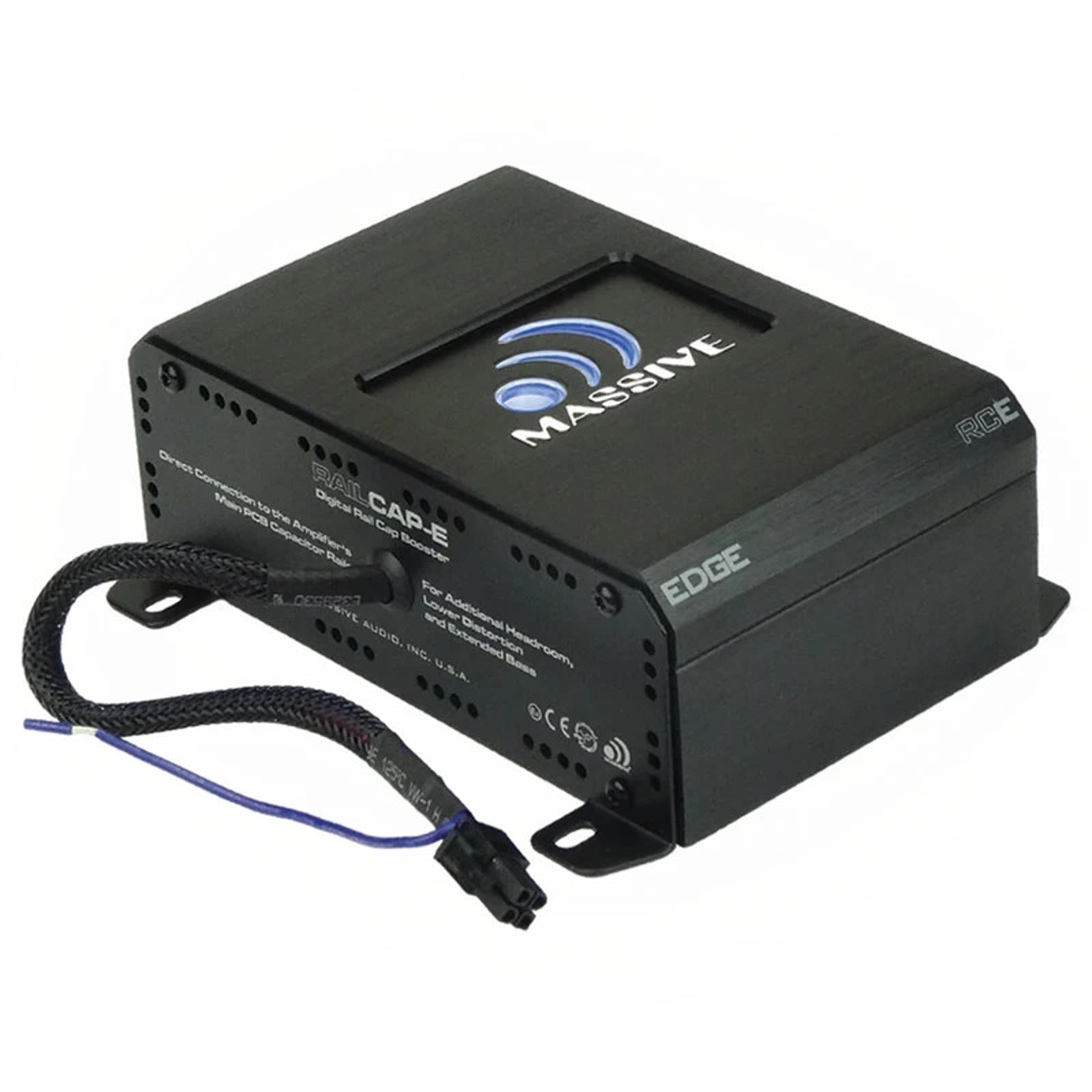 Massive Audio RCE RAILCAP-E 4 Farad Capacitor For Nano EDGE Series Amplifiers