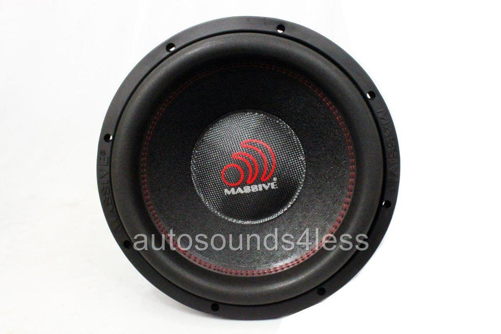 Massive Audio HIPPO XL 122R OB 6000 Watt 12" Dual 2 Ohm Car Audio Subwoofer XL-R