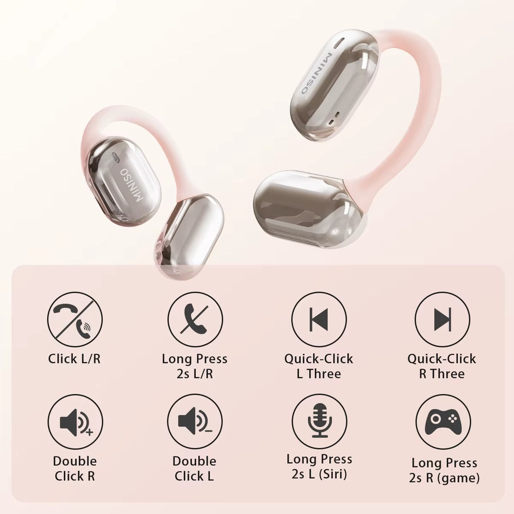 MS162 OWS Wireless Earphones Translator Earphone 5.4 Earbuds Sport Earphone Office Travel,Asmr Headset APP