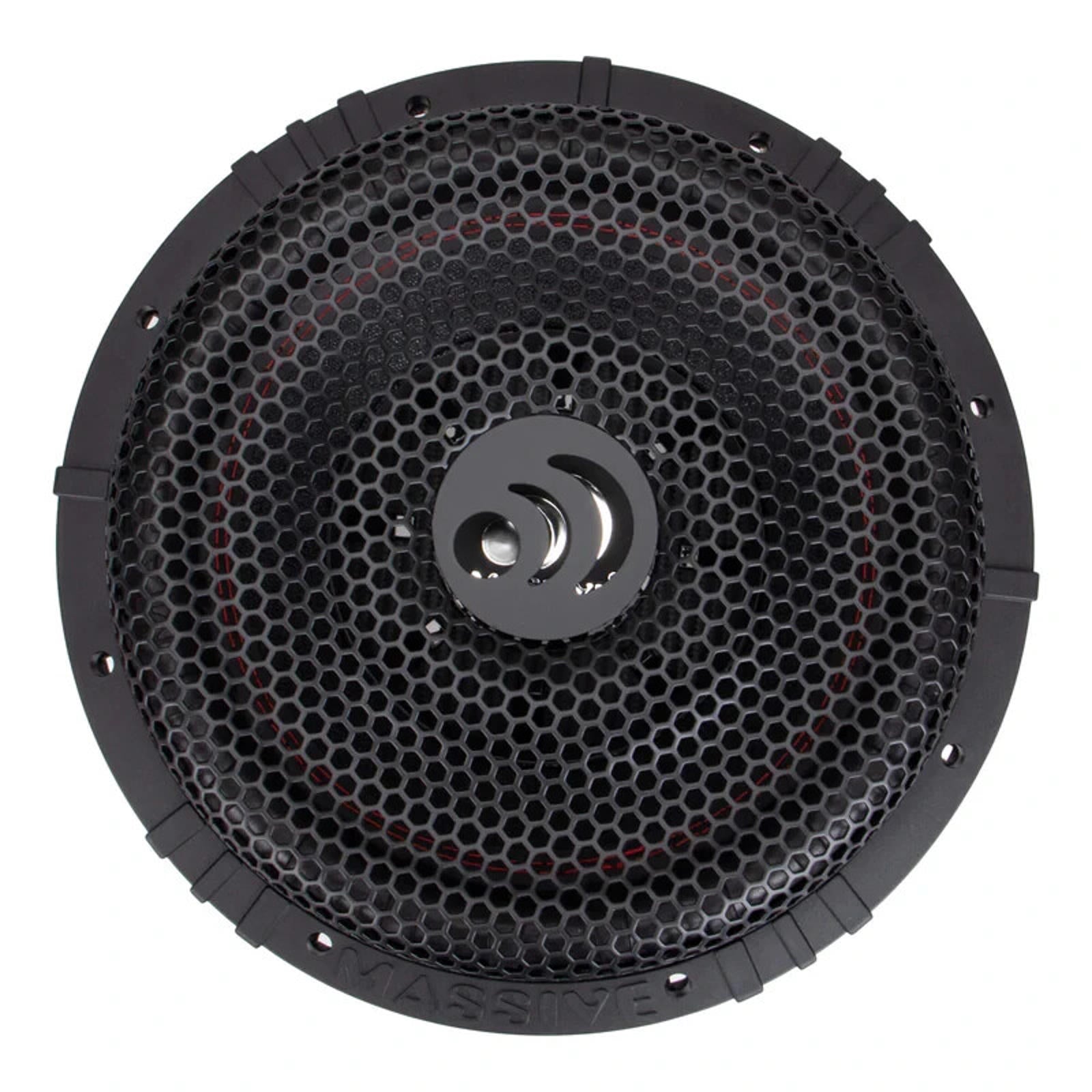 Massive Audio GTR124 1600 Watt 12" Dual 4 Ohm Car Audio Subwoofer With Grille
