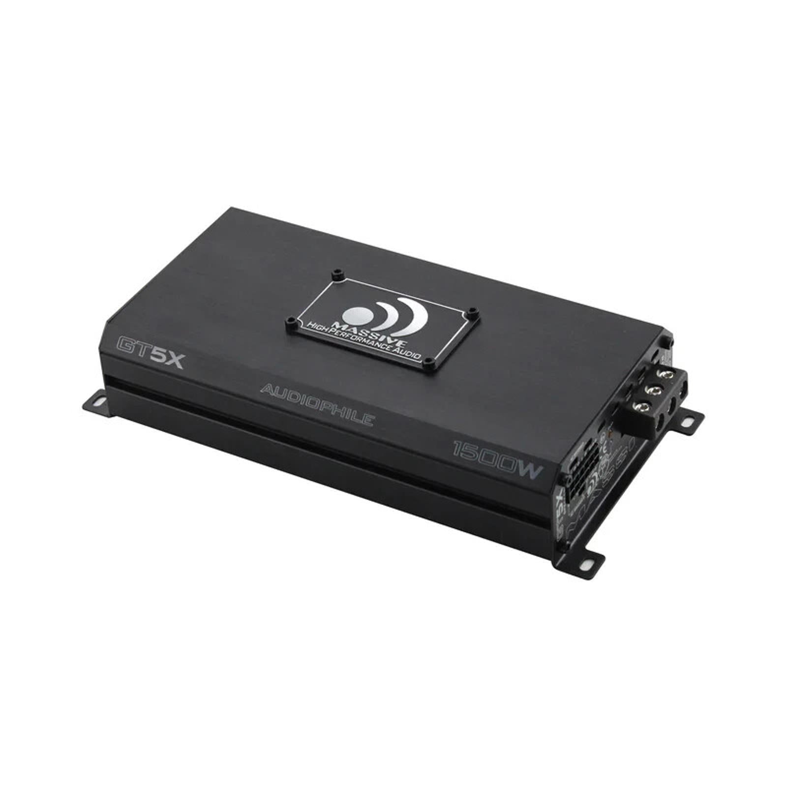 Massive Audio GT5X 5 Channel Class D Amplifier 115 Watts RMS x 4 @ 2 Ohm + 510 W