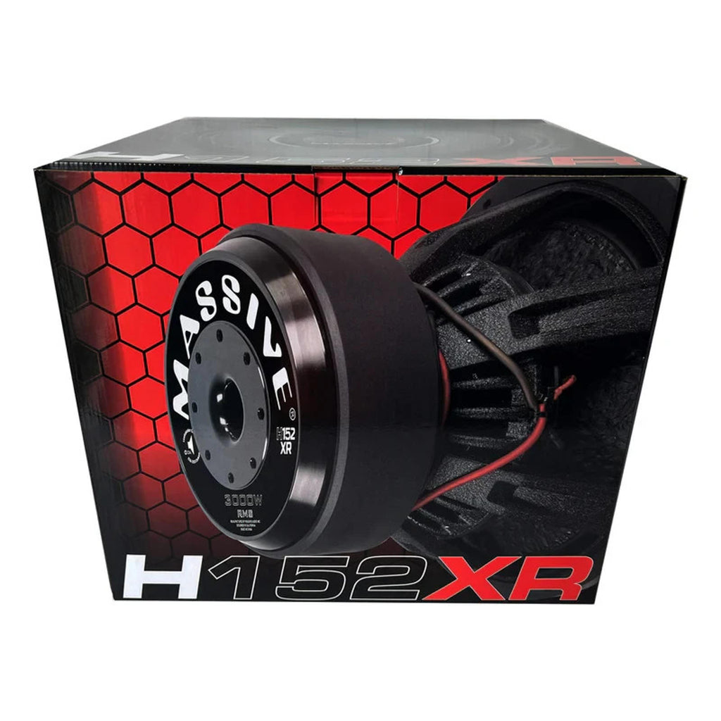Massive Audio HIPPO H152XR 6000 Watt 15" Dual 2 Ohm Car Audio Subwoofer Mega Sub