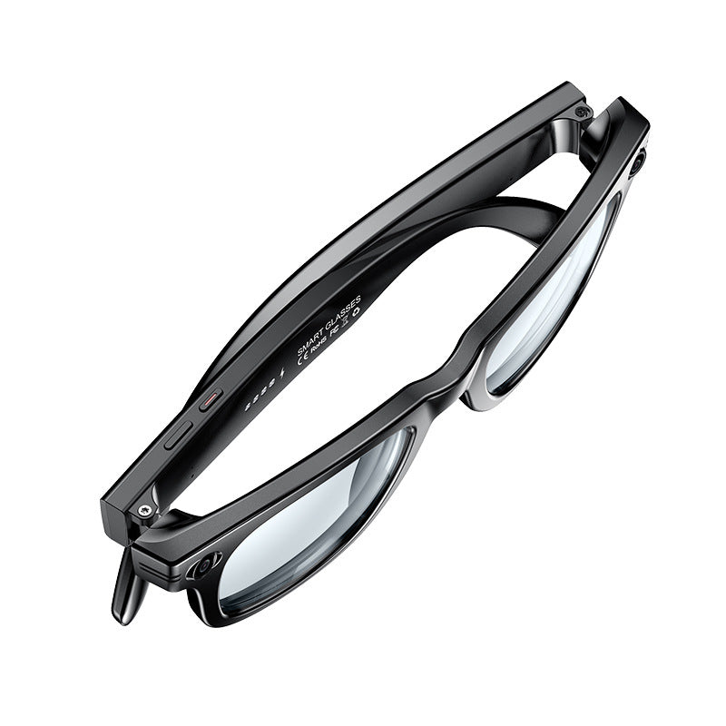 AI Smart Glasses 8MP Camera Language Translation Bluetooth Music Android IOS Compatible IP65 Waterproof