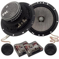 Massive Audio FK6 320 Watt 6.5" Component Speakers With Grilles & Tweeters