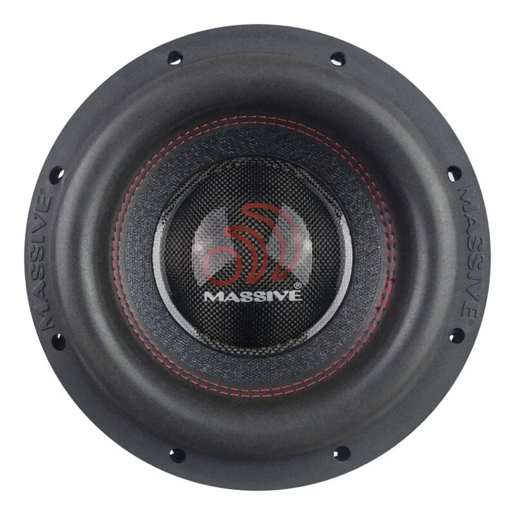 Massive Audio HIPPO H84X 1400 Watt 8" Dual 4 Ohm Car Audio Subwoofer 800 W RMS