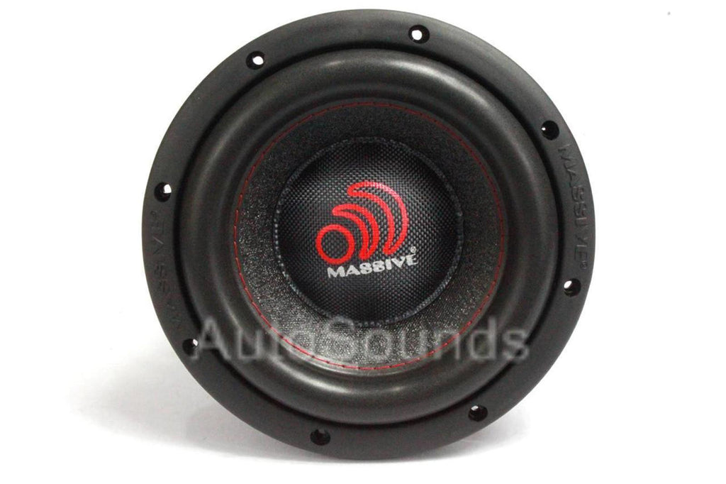 Massive Audio HIPPO 84 V2 Hippo Series 1000 Watt 8" Dual 4 Ohm Audio Subwoofer