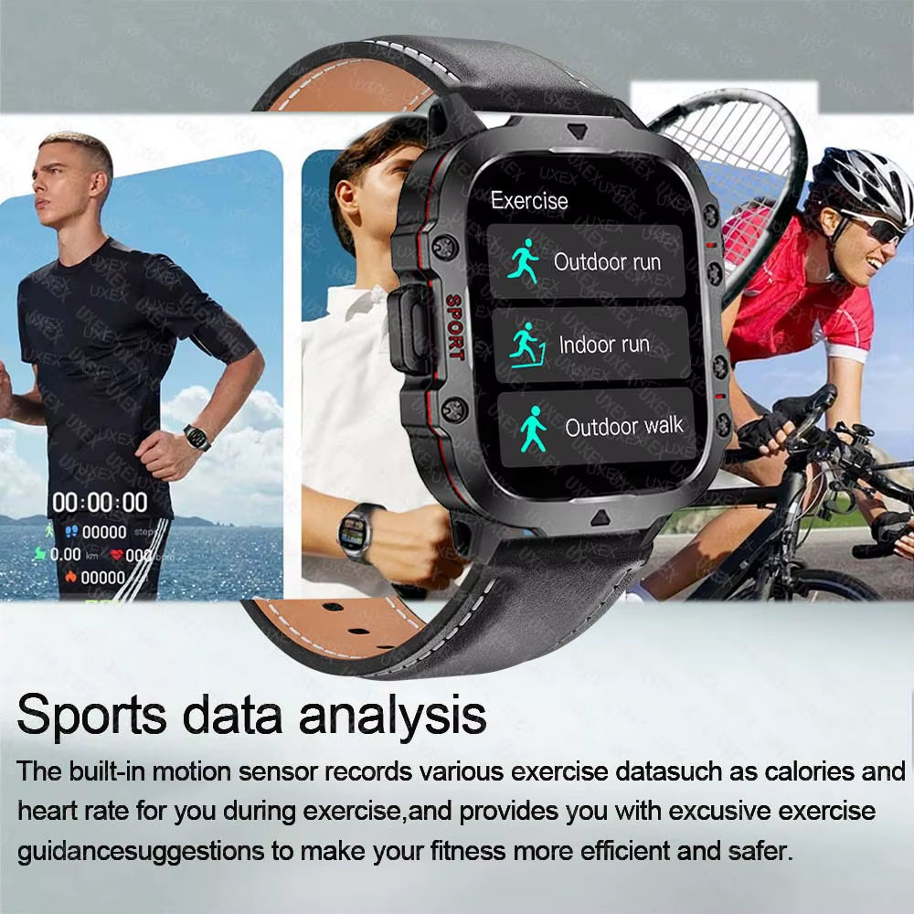 2026 New Smart Watch LED Light Wireless Call Dial Multi Sport Modes Call Message Alerts Custom Wallpaper Compatible Ios Android