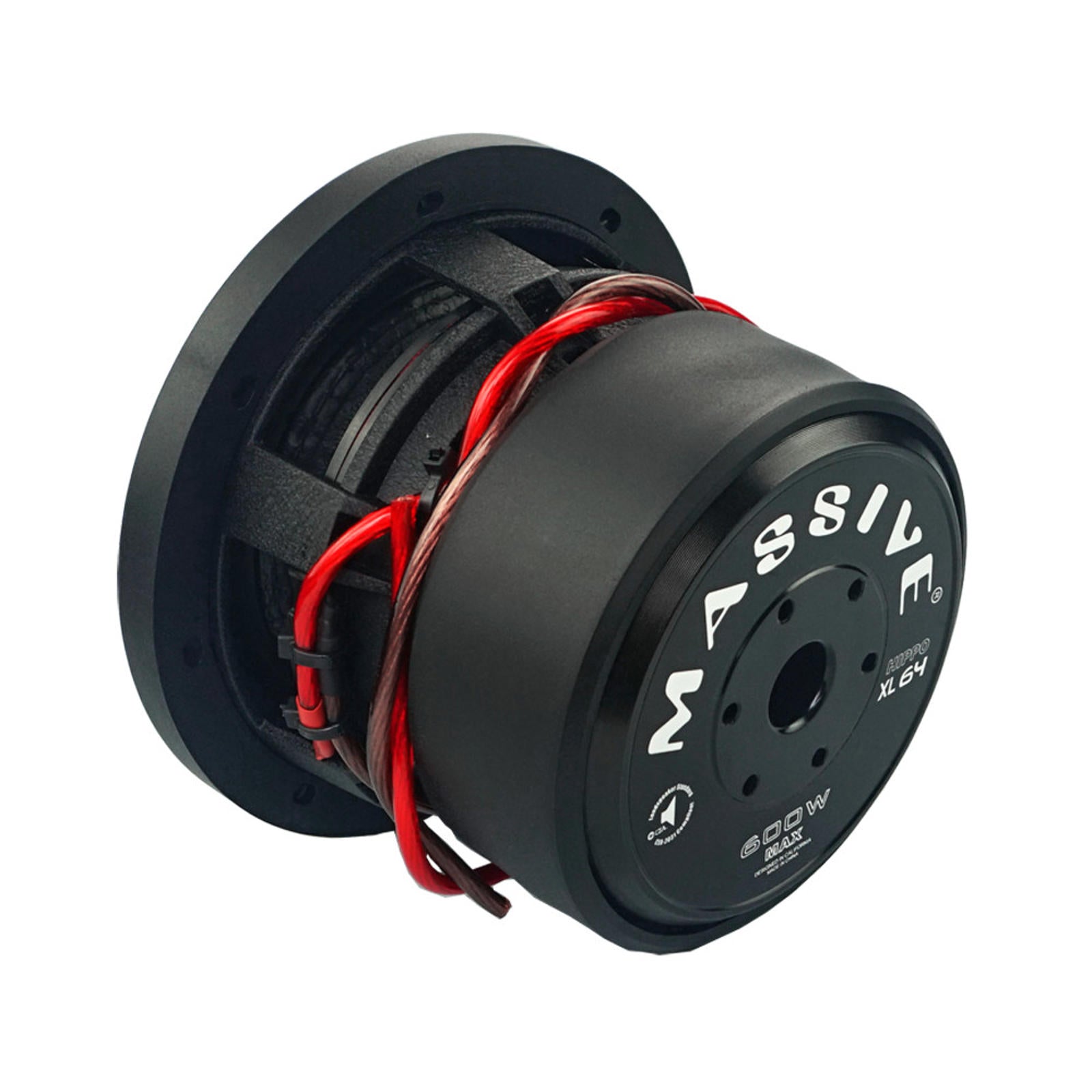 Massive Audio HIPPO XL 84 XL Series 1400 Watt 8" Dual 4 Ohm Car Audio Subwoofer