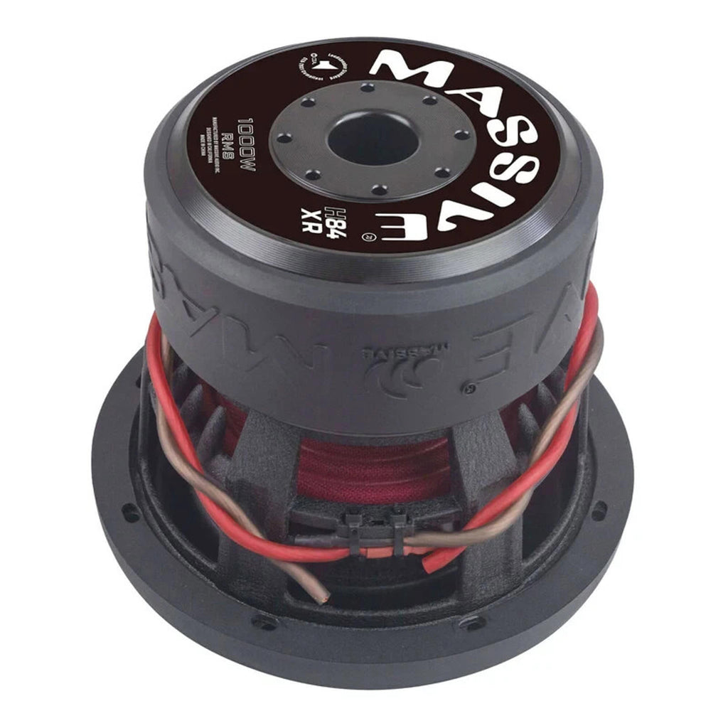 Massive Audio HIPPO H84XR 2000 Watt 8" Dual 4 Ohm Audio Subwoofer 1000 Watt RMS