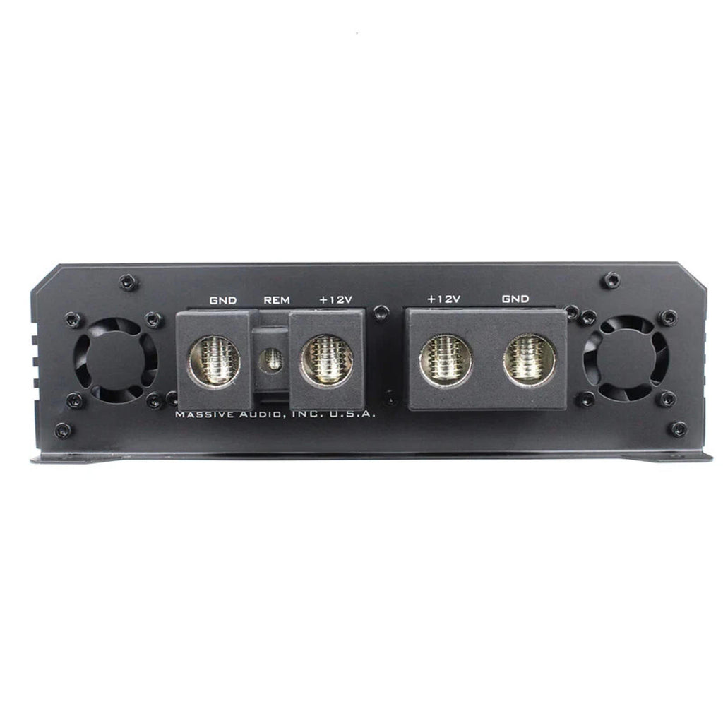 Massive Audio H12000 12,000 WATT RMS X 1 @ 1 OHM MONO AMPLIFIER 24,000 Watt MAX