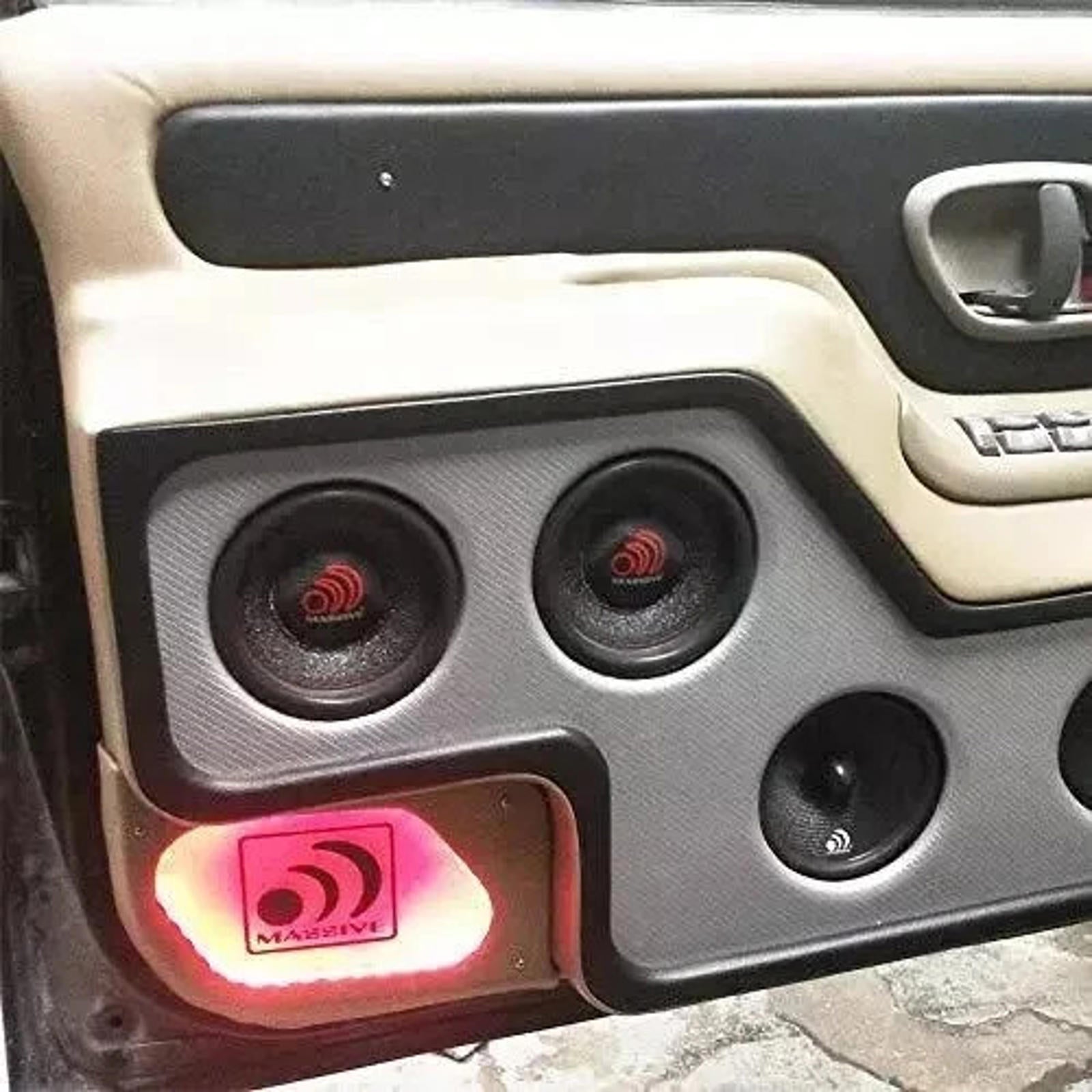 Massive Audio SUMMO 64 XL 300 W 6.5" Dual 4 Ohm DVC Car Audio Subwoofer 6-1/2"