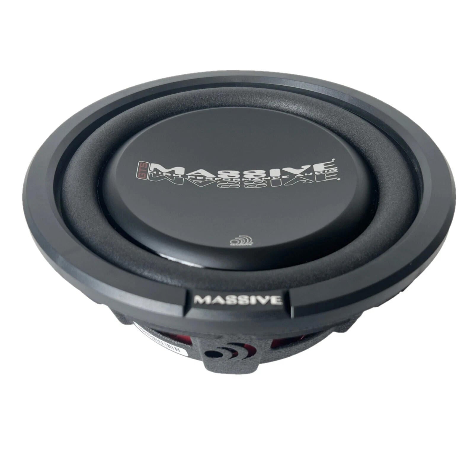 Massive Audio GTS8 8" 250 Watt RMS Dual 4 Ohm Shallow Mount Depth Subwoofer