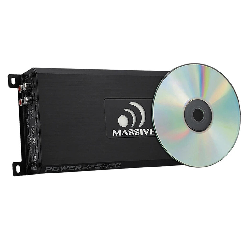 Massive Audio TX44 960 Watts 4-Channel Bluetooth Ready Car Motorcycle Amplifier