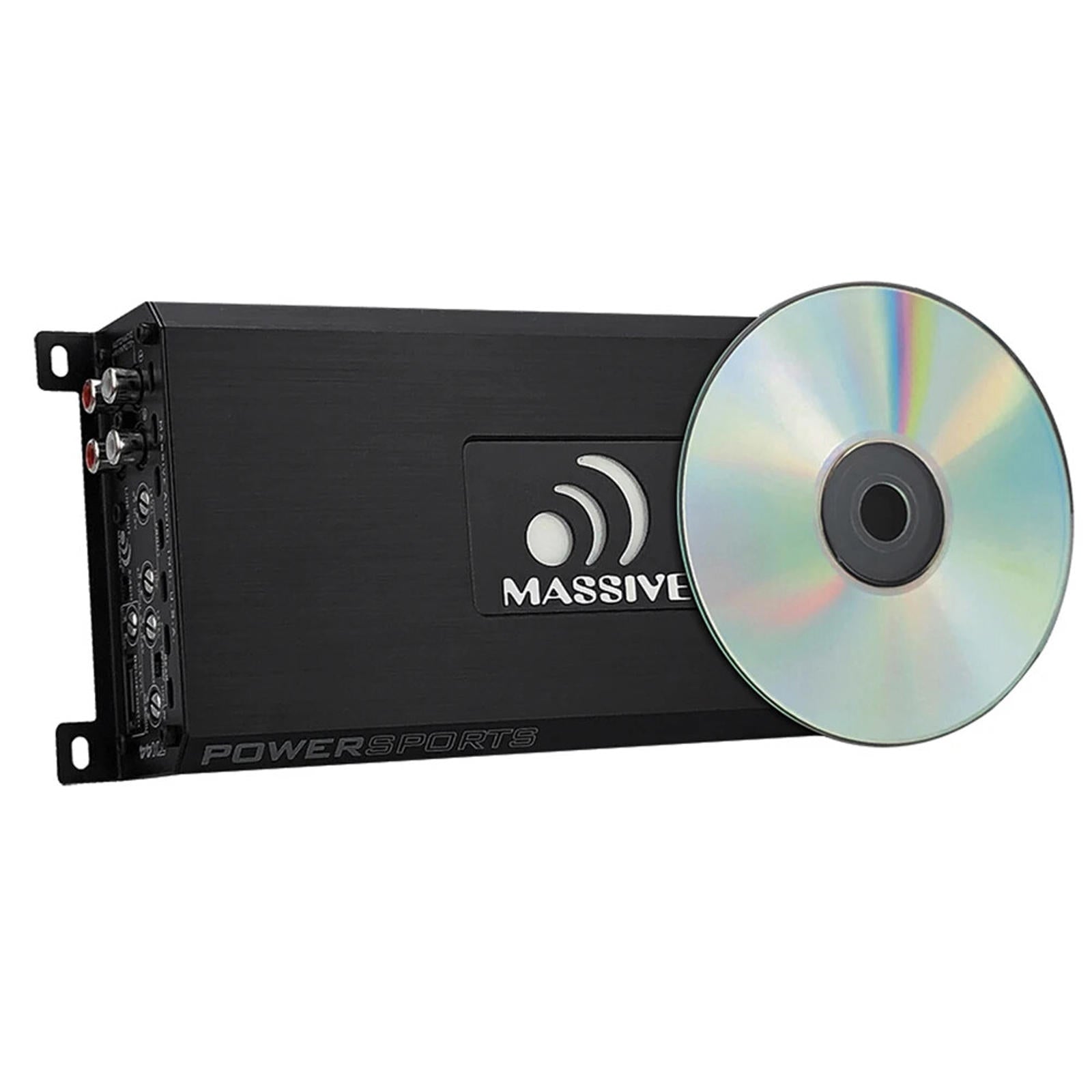 Massive Audio TX44 960 Watts 4-Channel Bluetooth Ready Car Motorcycle Amplifier