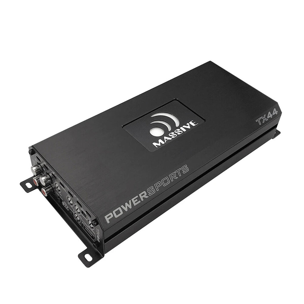 Massive Audio TX44 960 Watts 4-Channel Bluetooth Ready Car Motorcycle Amplifier