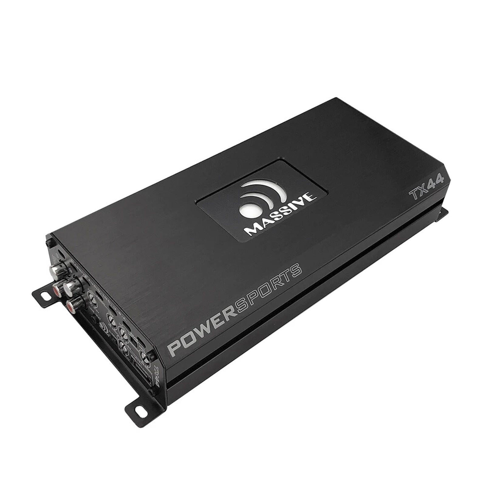 Massive Audio TX44 960 Watts 4-Channel Bluetooth Ready Car Motorcycle Amplifier