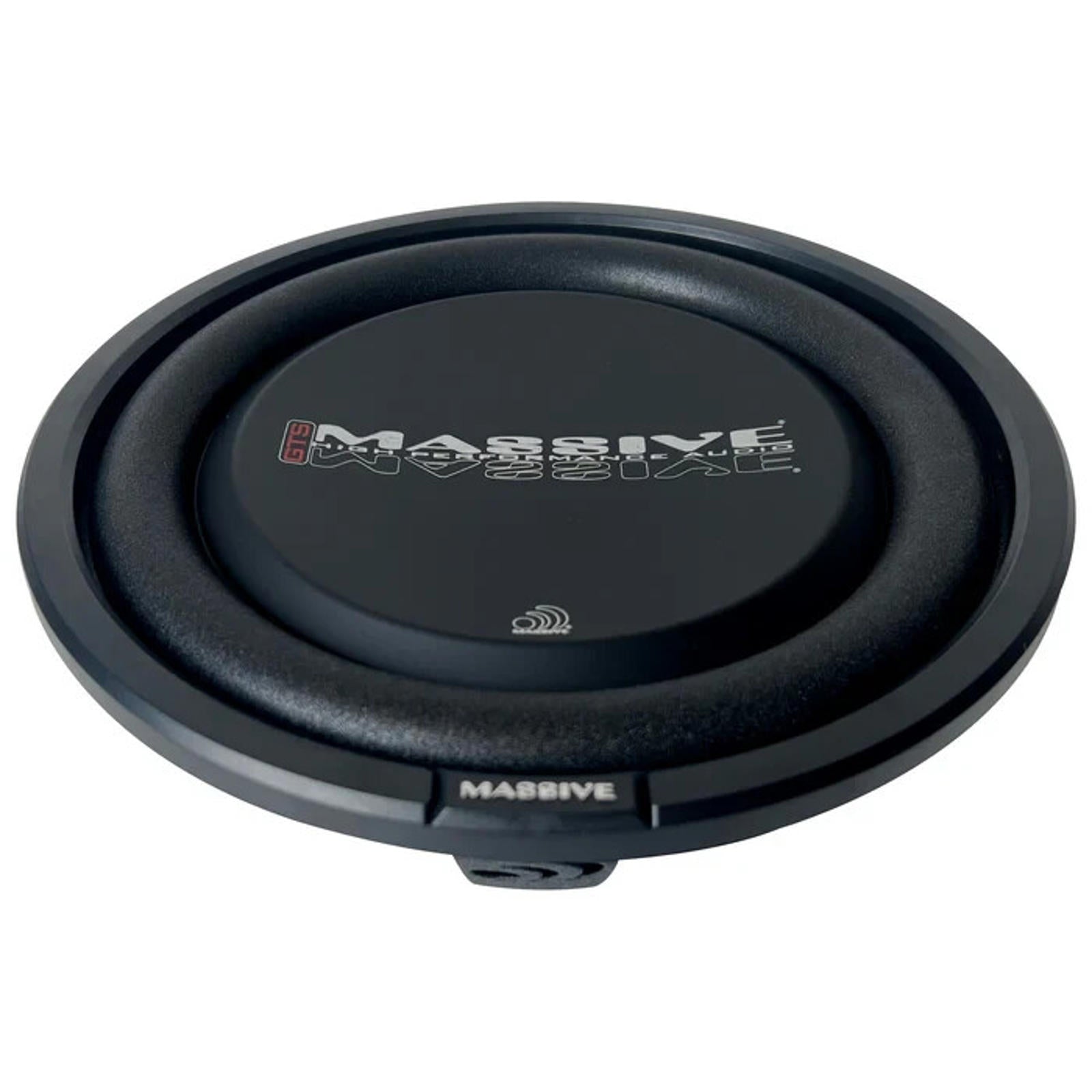 Massive Audio GTS10 10" 300 Watt RMS Dual 4 Ohm Shallow Mount Depth Subwoofer