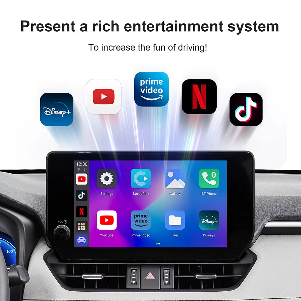 Ai Box Wireless Android Auto Wireless Carplay Adapter TV Box for Netflix Youtube Car Intelligence Systems