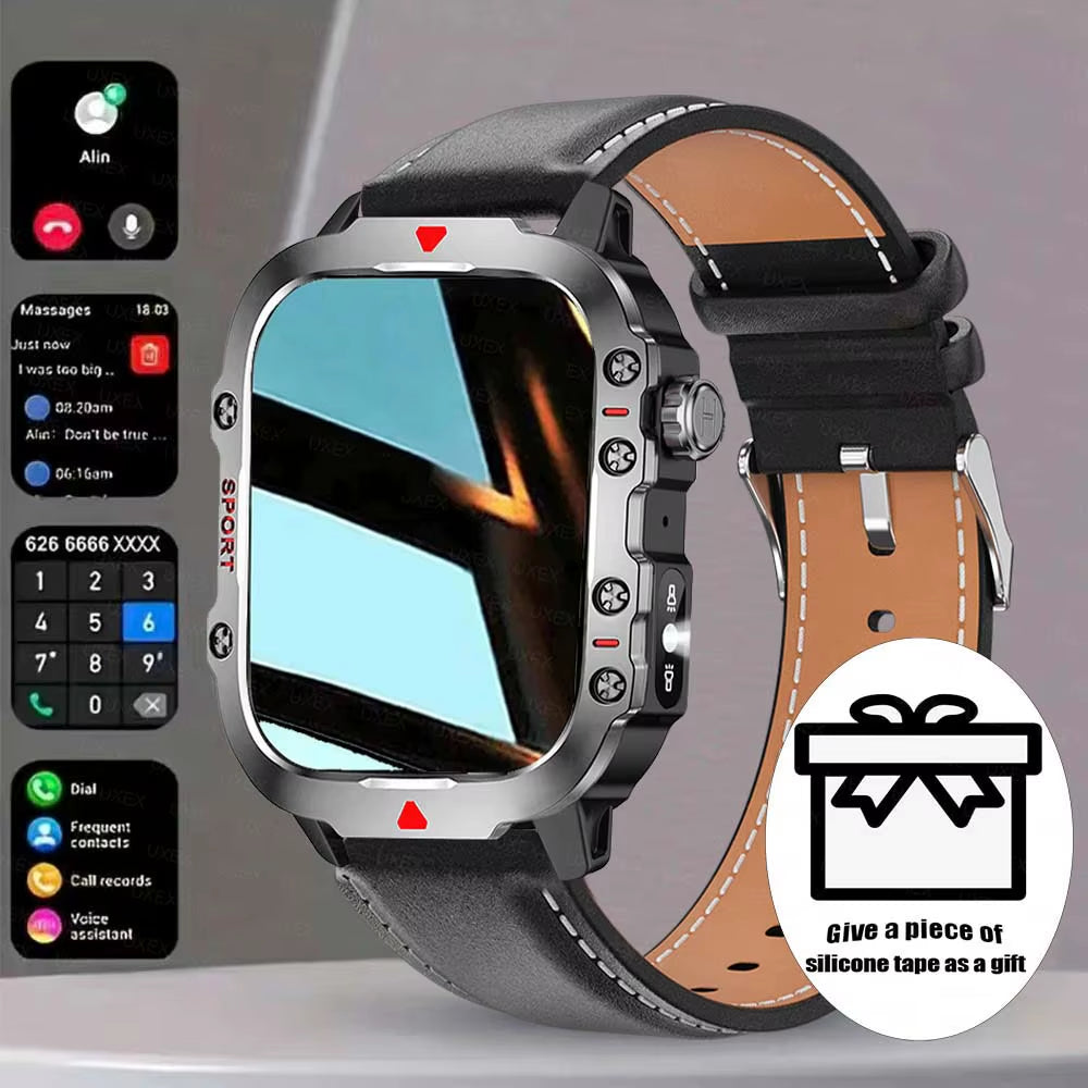 2026 New Smart Watch LED Light Wireless Call Dial Multi Sport Modes Call Message Alerts Custom Wallpaper Compatible Ios Android