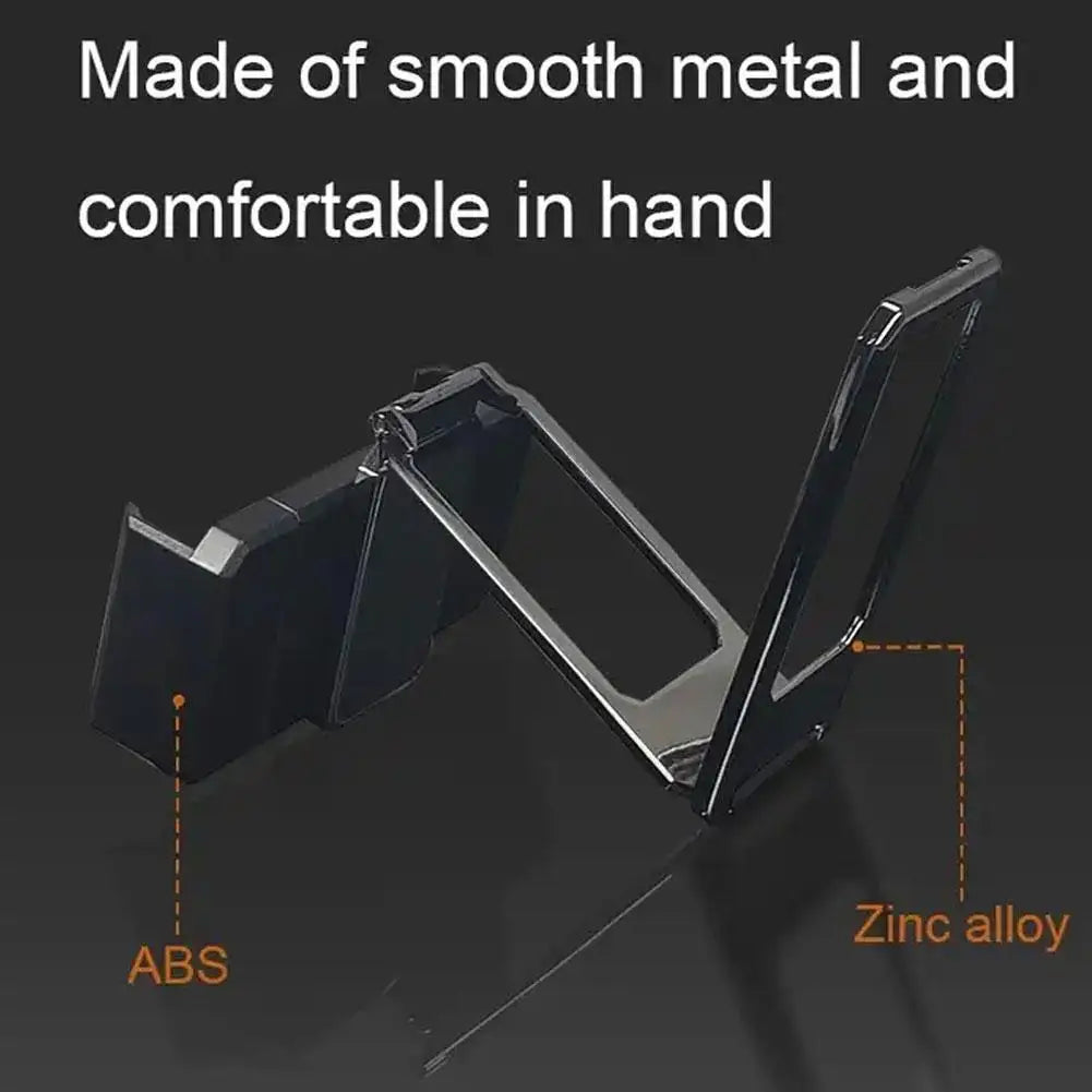 Foldable Desktop Back Clip Type Phone Holder Stand Metal Telescopic 360 Rotatable Bracket Mount Universal for iPhone Android