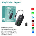 Play2Video Express Wireless Carplay Android Auto Adapter for Youtube Netflix for Volvo Chevrolet VW Caraccessorie